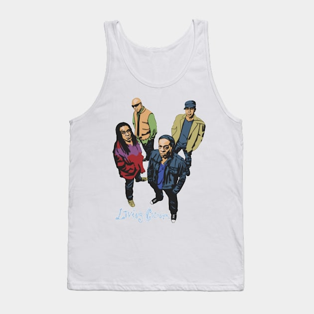 Living Colour 4 Tank Top by Vidi MusiCartoon